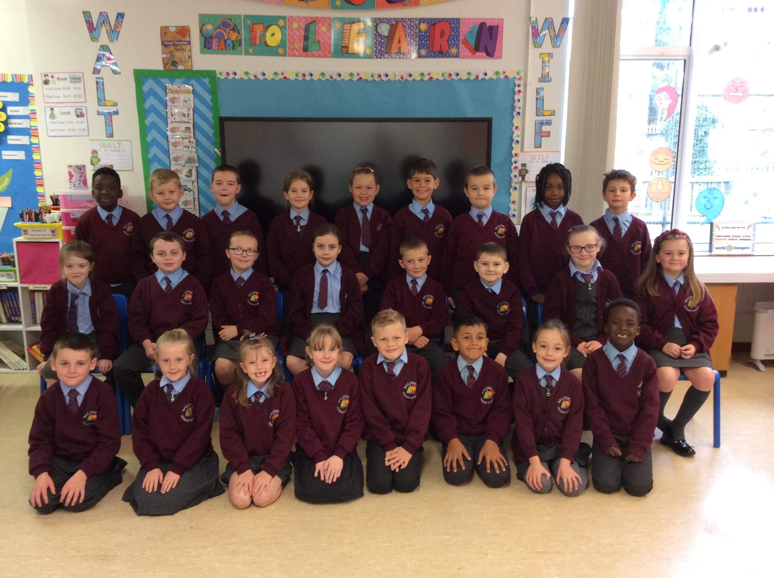 Our teacher this year is Miss Abraham.