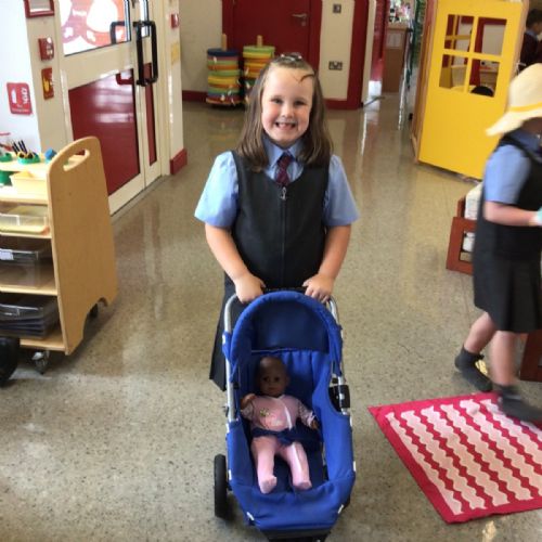 Playing in our Role Play Area